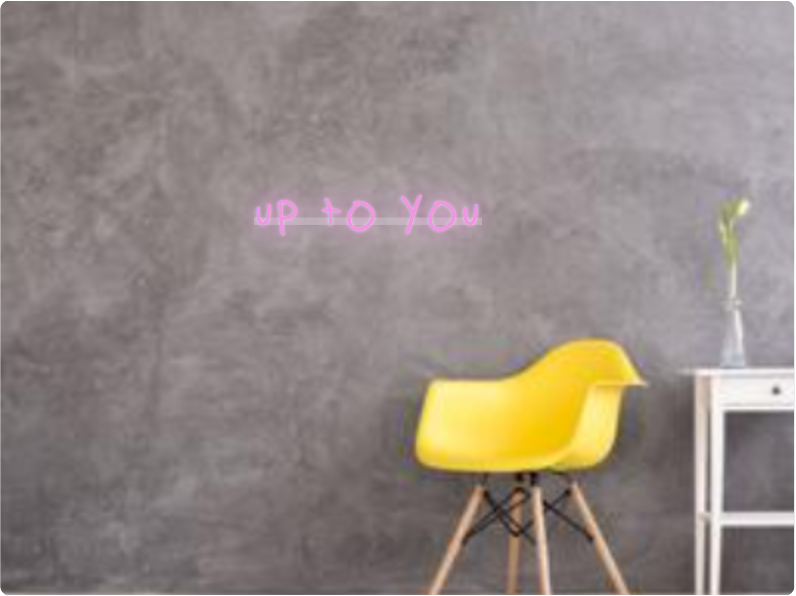 Custom text: up to you